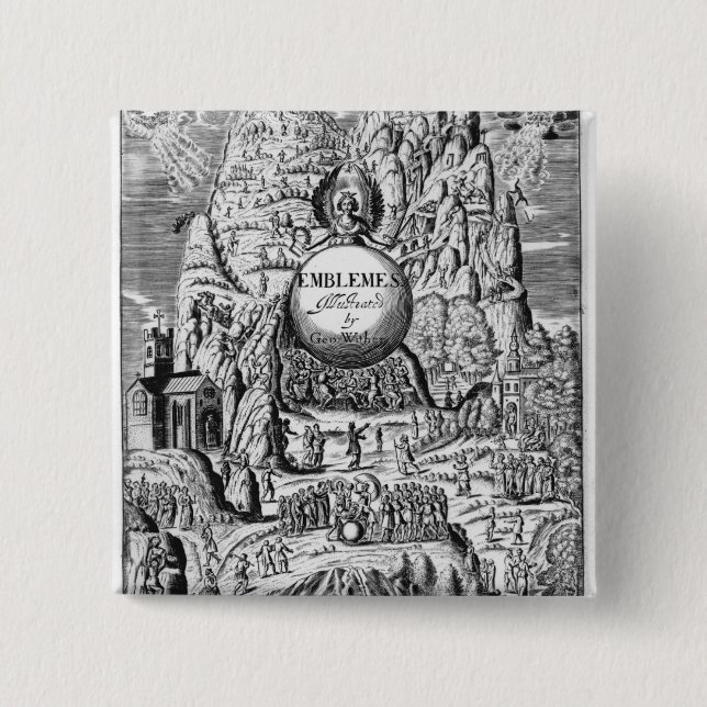 Frontispiece till George Withers "Emblems", 1635 Knapp (Framsida)