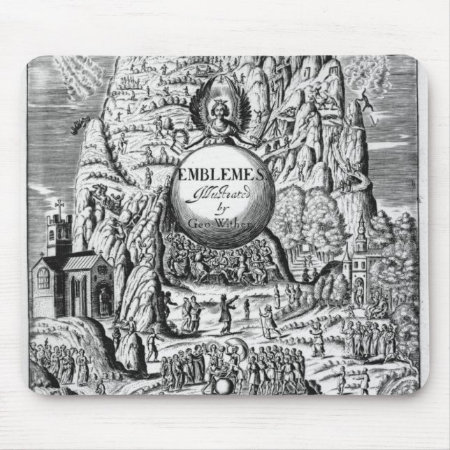 Frontispiece till George Withers "Emblems", 1635 Musmatta (Framsidan)