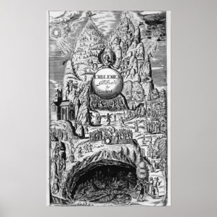 Frontispiece till George Withers "Emblems", 1635 Poster