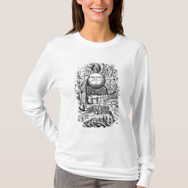 Frontispiece till George Withers "Emblems", 1635 T-shirt (Framsida)