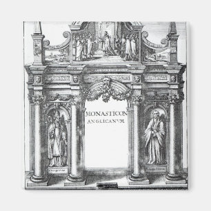 Frontispiece till 'Monasticon Anglicanum Magnet