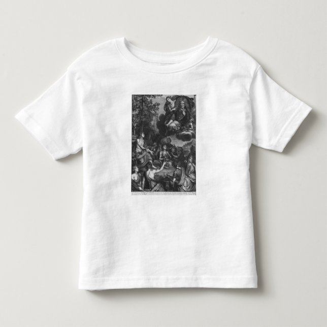Frontispiece till "Oeuvres" vid Nicolas Boileau T-shirt (Framsida)