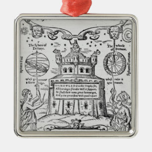 Frontispiece till 'slottet av Knowledge Julgransprydnad Metall