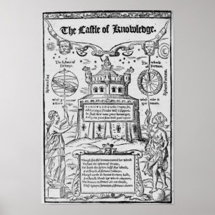 Frontispiece till 'slottet av Knowledge Poster