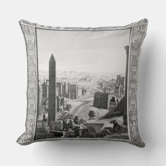 Frontispiece till volym 1 av `-beskrivningen av kudde (Framsida)