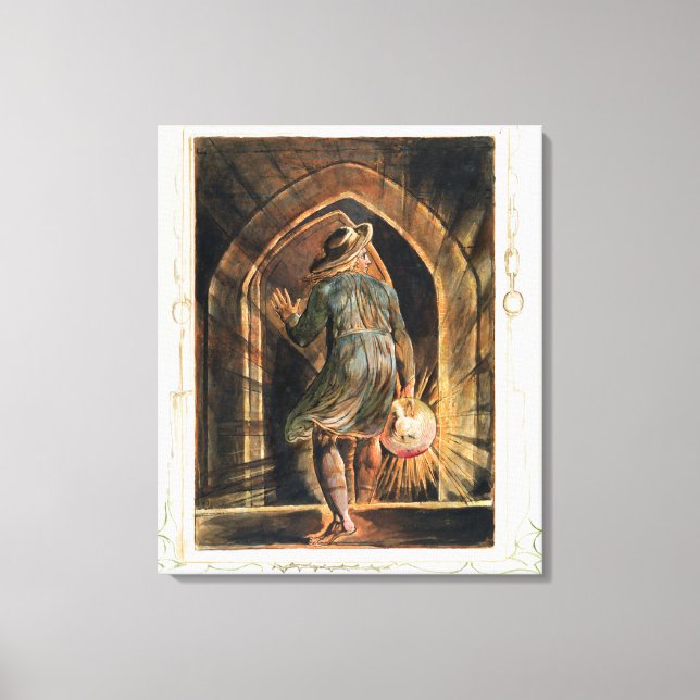 Frontispiece to 'Jerusalem' (Bentley Copy E) 1804- Canvastryck (Framsida)