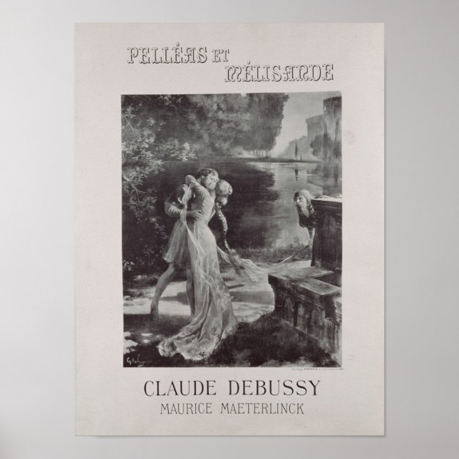Frontispiece to Pelleas and Melisande by Poster (Framsidan)