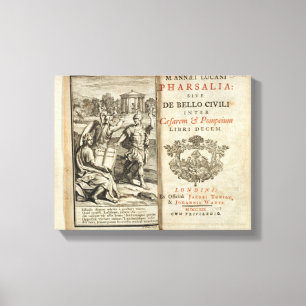 Frontispiece to Pharsalia Canvastryck