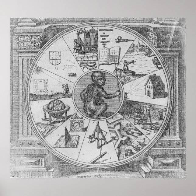 Frontispiece to Robert Fludds Utriusque Poster (Framsidan)