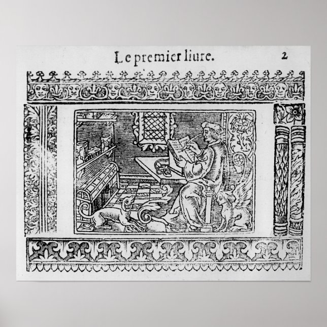 Frontispiece to the first bok of Utopia Poster (Framsidan)