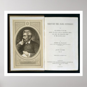 Frontispiece to 'through the Mörk Continent', by H Poster
