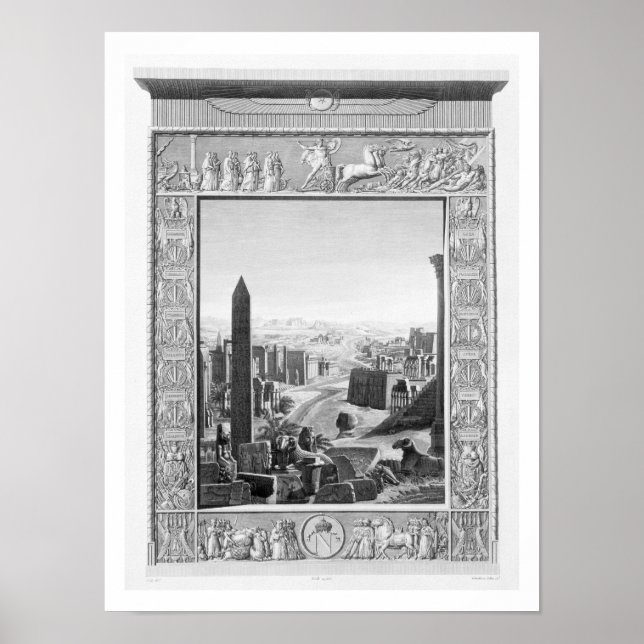 Frontispiece to Volume 1 of the `Description of Eg Poster (Framsidan)