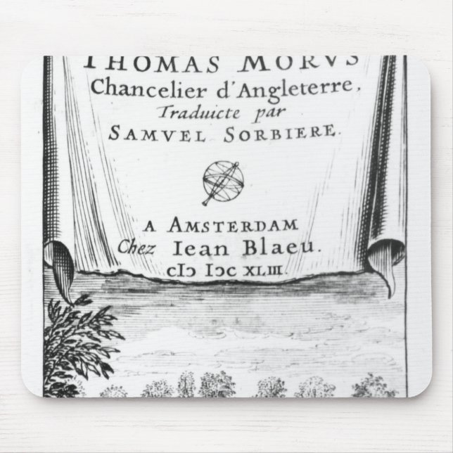 Frontispiece 'Utopiaen av Thomas More Musmatta (Framsidan)