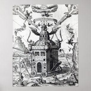 Frontispiece'Collegium Fama Fraternitatis Poster
