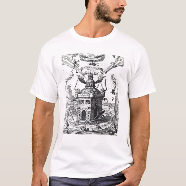Frontispiece'Collegium Fama Fraternitatis T-shirt (Framsida)