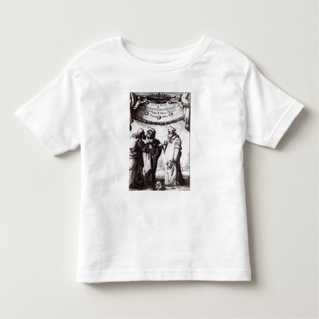 Frontispiece'Dialogo sopra mig rakt massimi� T-shirt (Framsida)