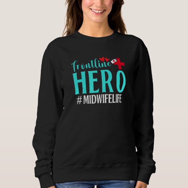 Frontline Hero Midfru Life Worker Frontline Essen T Shirt (Framsida)