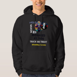 Frontline Heroes Mask krävs när du försöker eller Hoodie