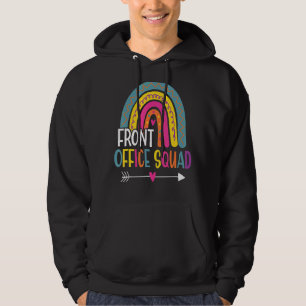 FrontOffice Squad School Secretary Admin Front of Hoodie