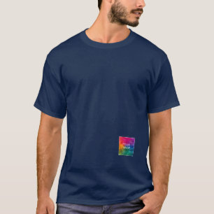 FrontPrint Add Upload Image Logotyp Manar Modern T Shirt