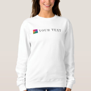 Frontside Print Text Photo Logotyp Womens Modern T Shirt