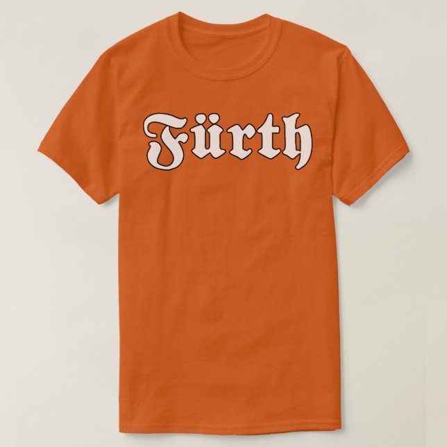 Frontskriven med gotiskt teckensnitt t shirt (Design framsida)