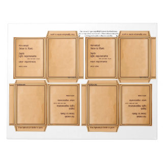 Fröpaket Enkel DIY Notisblock Anteckningsblock
