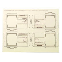 Fröpaket kräm Gör-det-själv Notepad