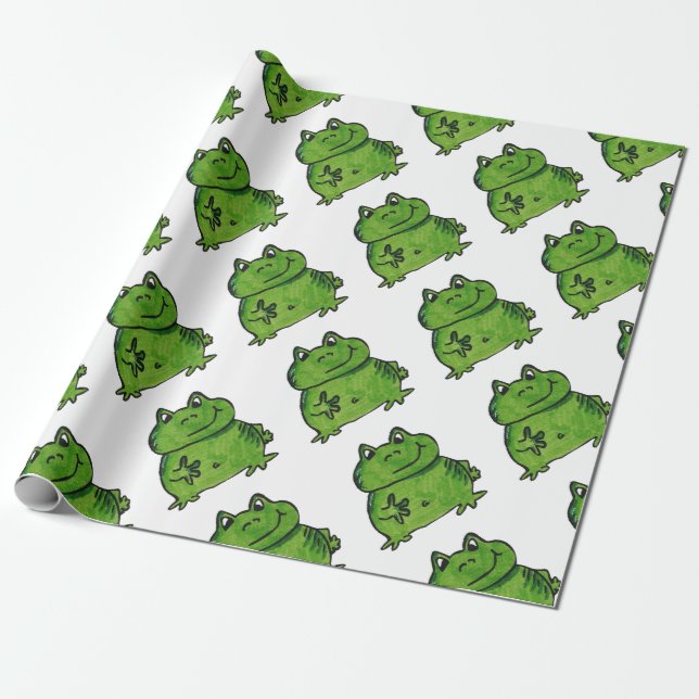 Frosch Frog Presentpapper (Utrullad)
