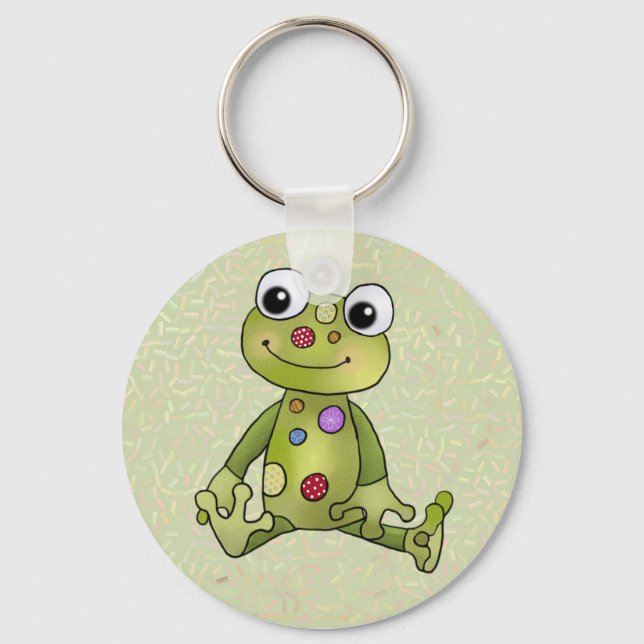 Frosch mit Punkten Nyckelring (Framsida)