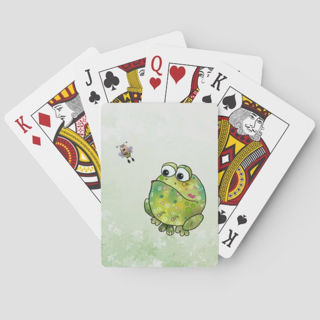 Frosch und Biene Casinokort (Baksidan)