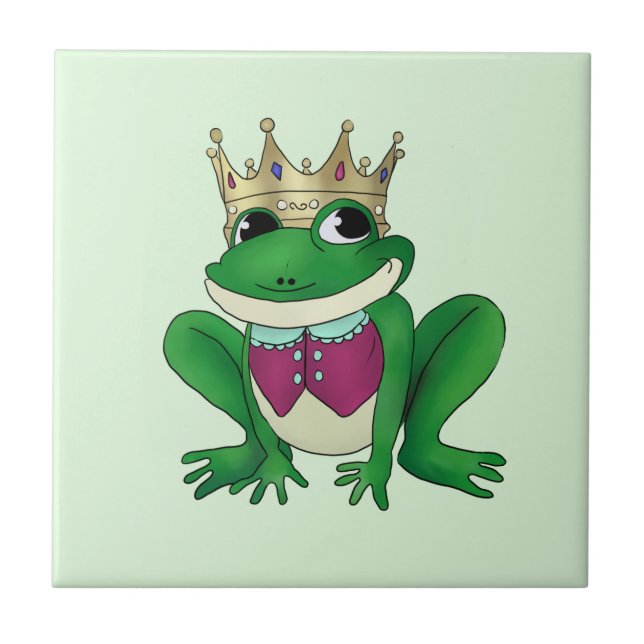 Froschkönig Kakelplatta (Framsidan)