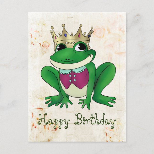 Froschkönig Vykort (Framsida)