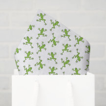 Froskvävnadspapper, dammdjur decoupage