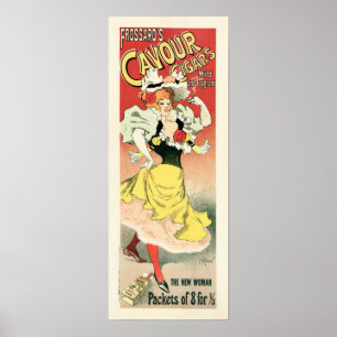 Frossard's CAVOUR CIGARS av Georges Meunier Fransk Poster