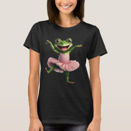 Frost 1 ballerina, groda, dansare, toad, Ai-genere T Shirt