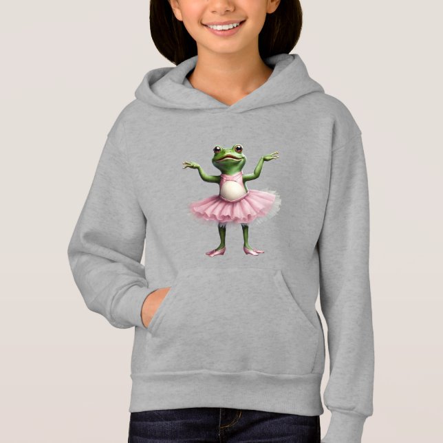 Frost 3 ballerina, groda, dansare, toad, Ai-genere T Shirt (Framsida)