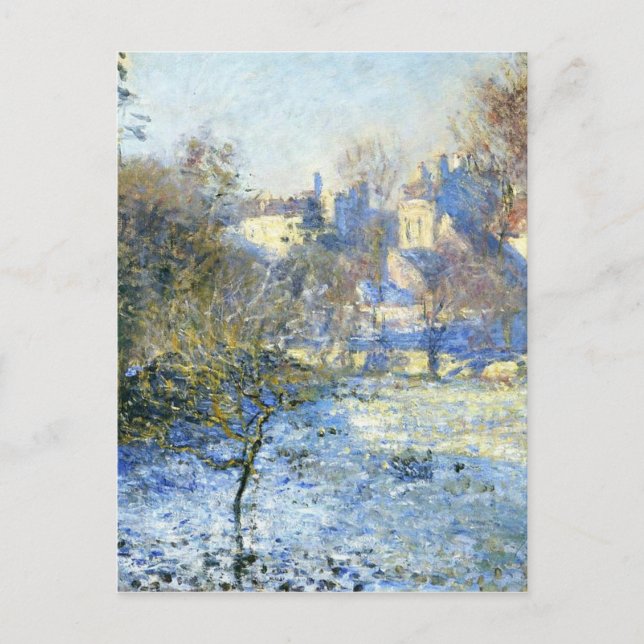 Frost av Claude Monet Vykort (Framsida)