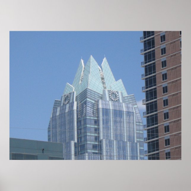 Frost Bank Building Austin, Texas Poster (Framsidan)