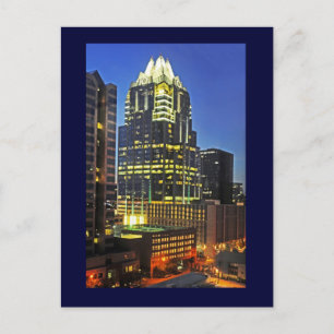 Frost Bank Torn, Austin, Texas, USA Vykort