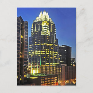 Frost Bank Torn, Austin, Texas, USA Vykort