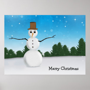 Frost E. Snögubbe Poster