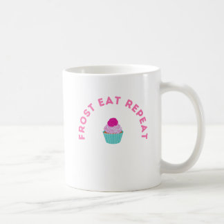 Frost Eat Repeat Cupcake Design Kaffemugg