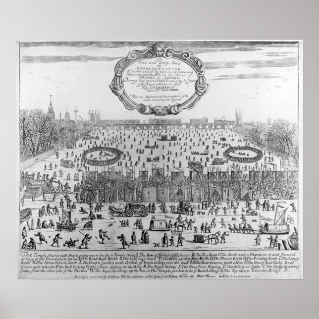 Frost Fair of the inter Thames Poster (Framsidan)