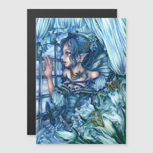 Frost Fairie Flickas syn på en safirvinternatt