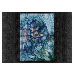 Frost Fairie Flickas syn på en safirvinternatt
