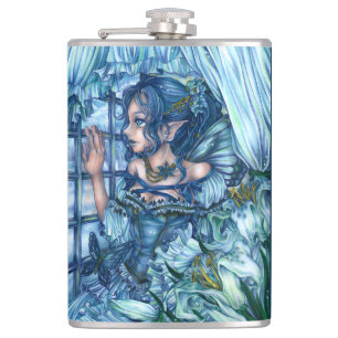 Frost Fairy Girl View of a Sapphire Winter Fickplunta