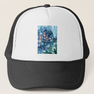 Frost Fairy Girl View of a Sapphire Winter Keps