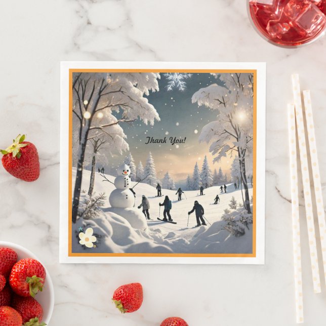 "Frost-Kissed Moments" Pappersservett (Insitu)