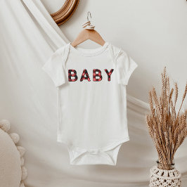 FROST Lumberjack Red Winter Flkanaler Baby T Shirt